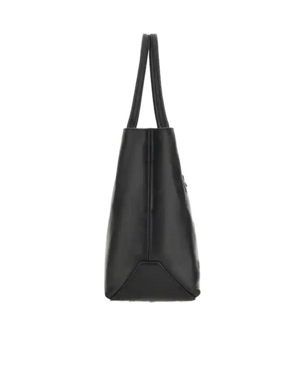 Hogan Black Address Medium Shopping Bag
