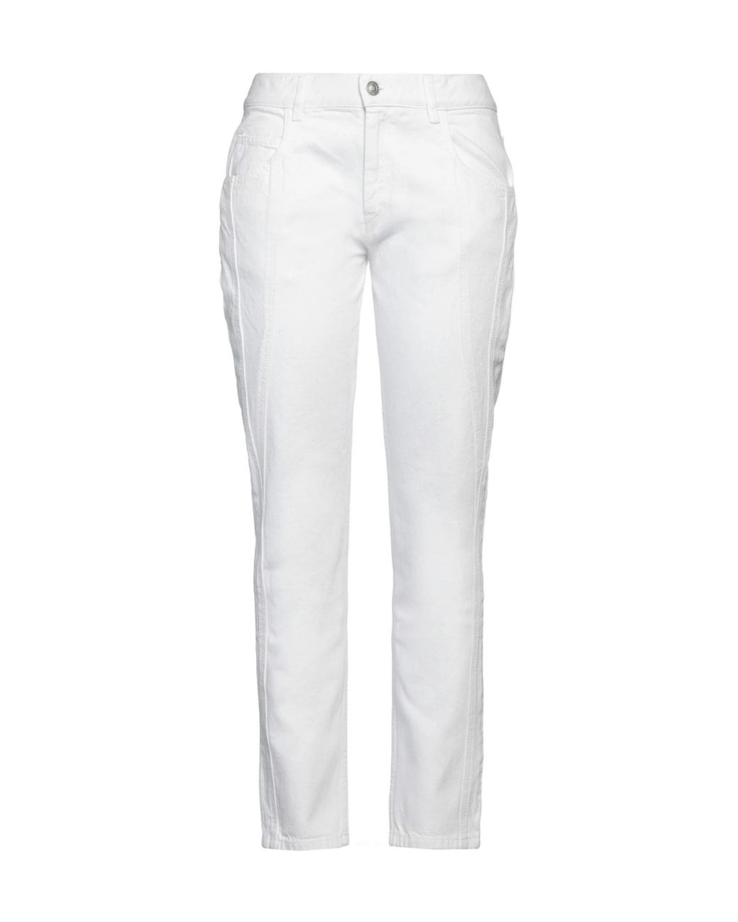 Isabel Marant White Colored Skinny Jeans