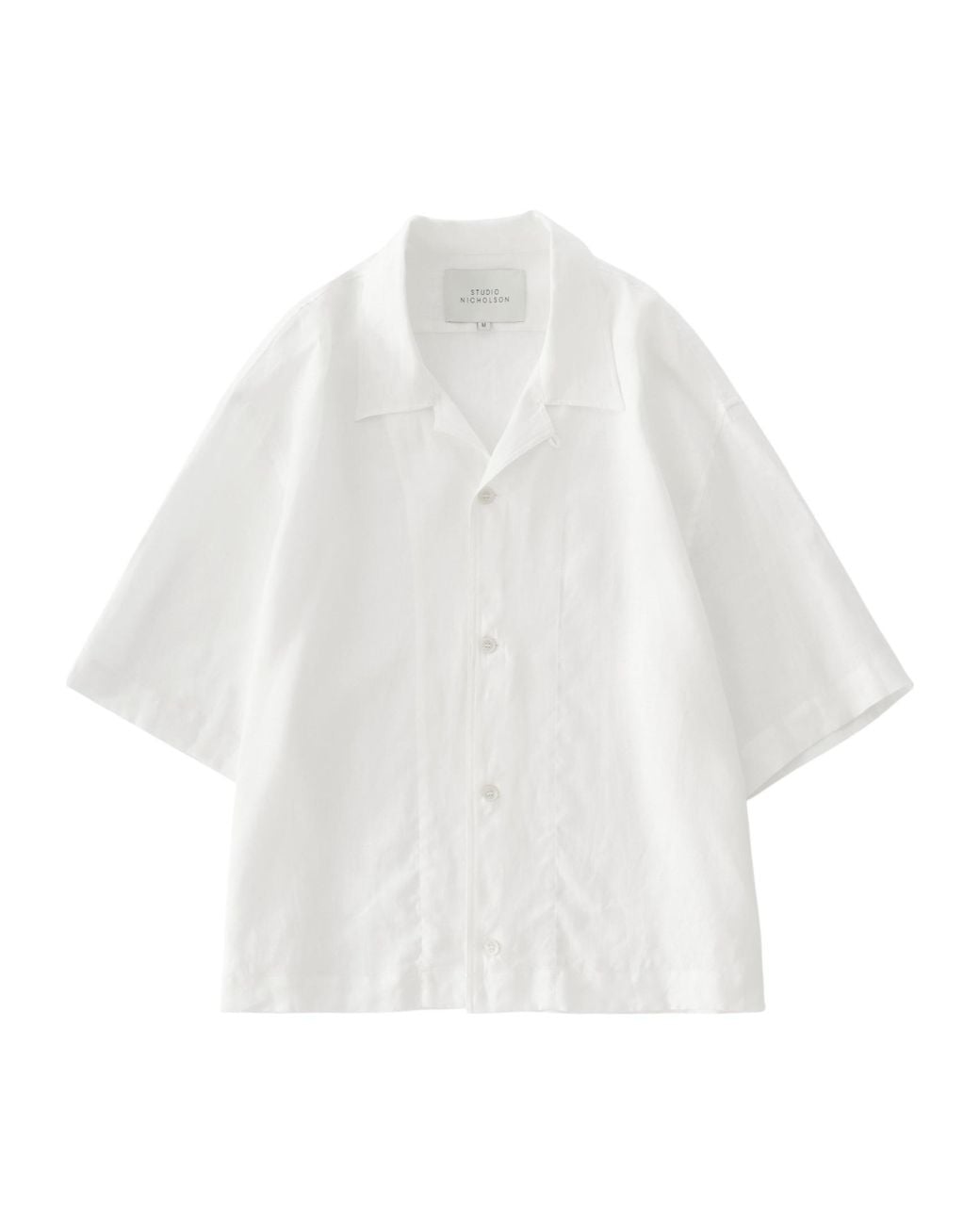 Studio Nicholson White Short-Sleeved Shirt for men
