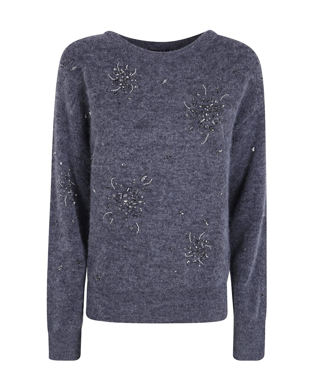 Seventy Blue Long Sleeved Jumper