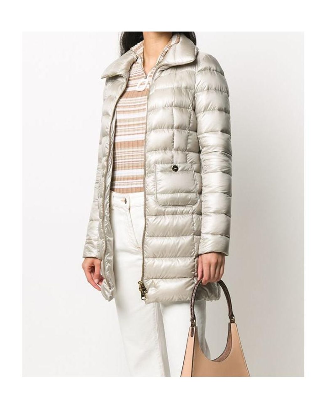 Herno White Maria Coat