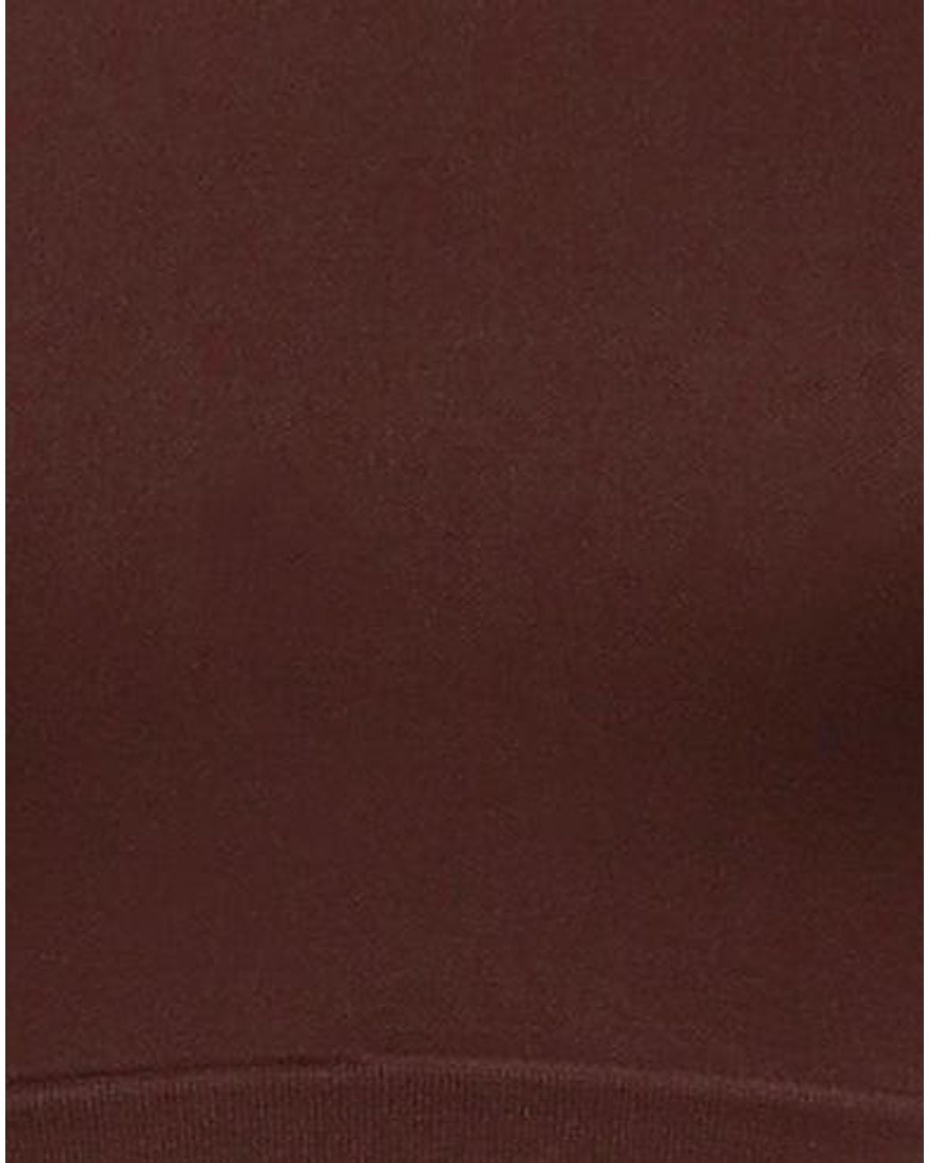 Rick Owens Brown Simple One-Shoulder Top