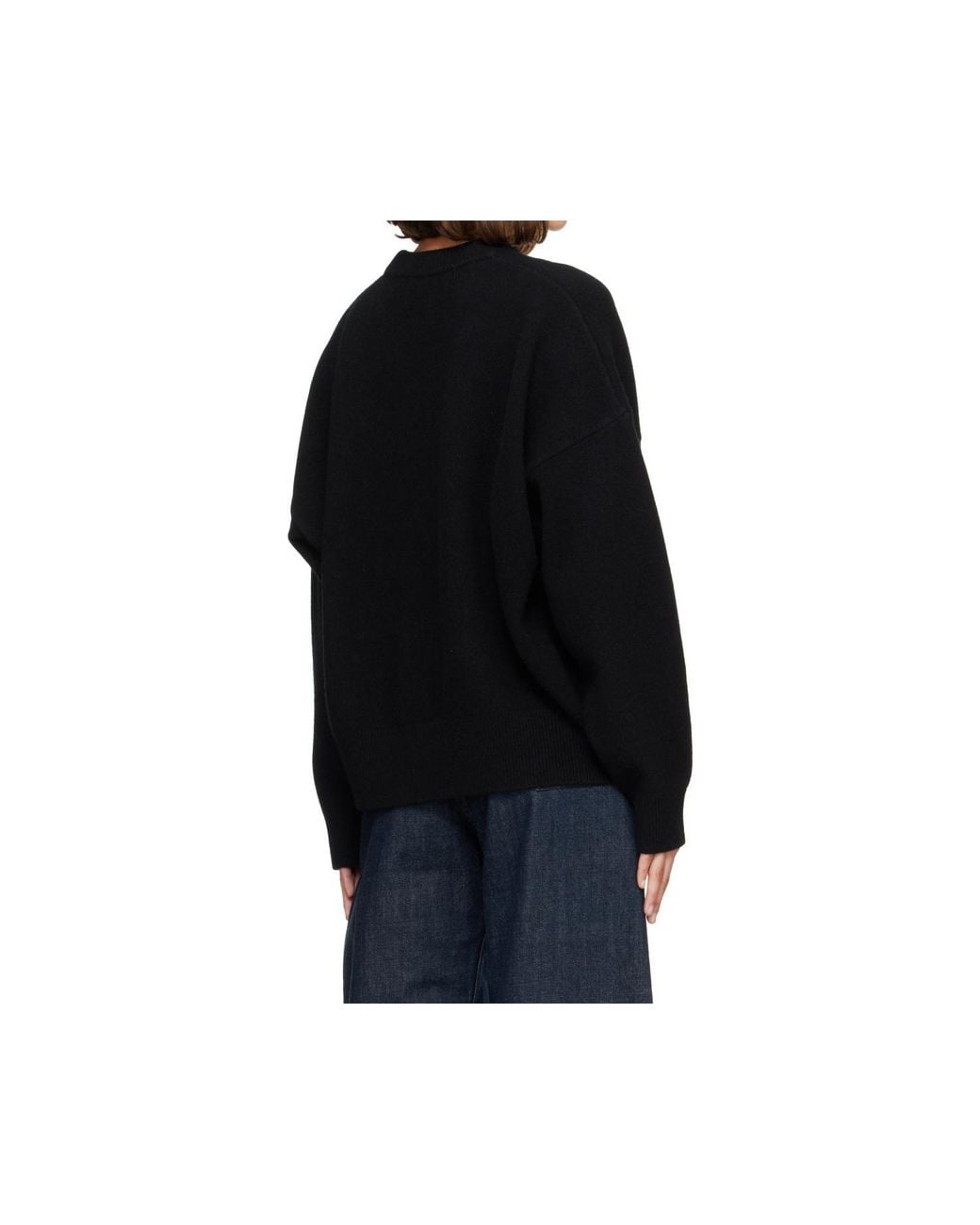 Rohe Black Long-Sleeved Sweater