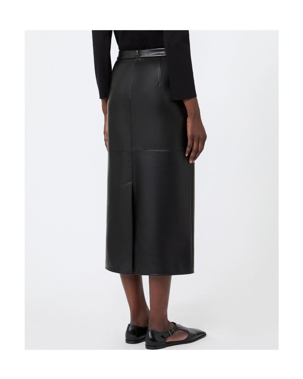 Max Mara Black 'S Amaca High-Waist Skirt