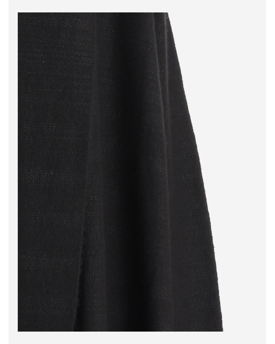 The Row Black Wide-Sleeve Coat