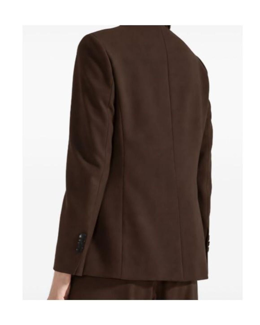 Seventy Brown Long-Sleeved Blazer