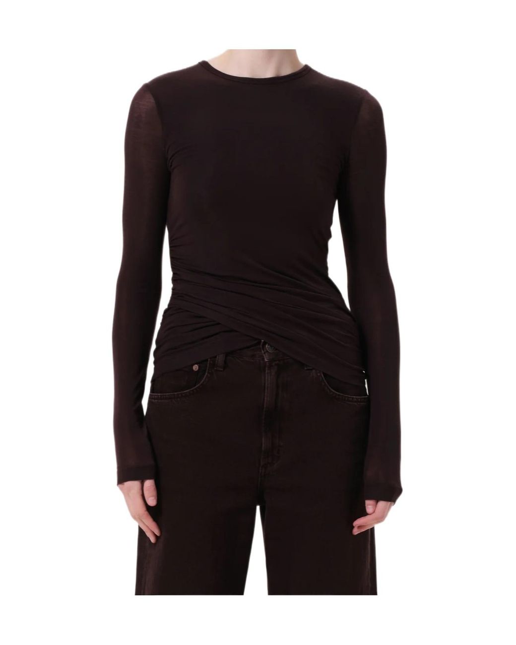 Agolde Black Eve Twist Tee