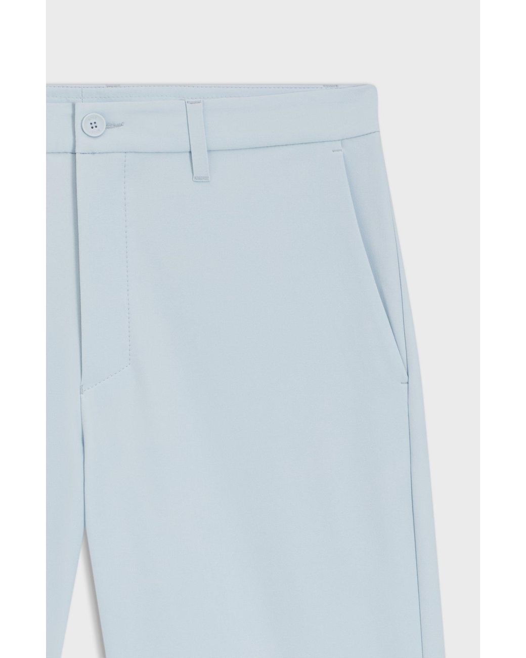Boss Blue Slim-Fit Chino Shorts for men