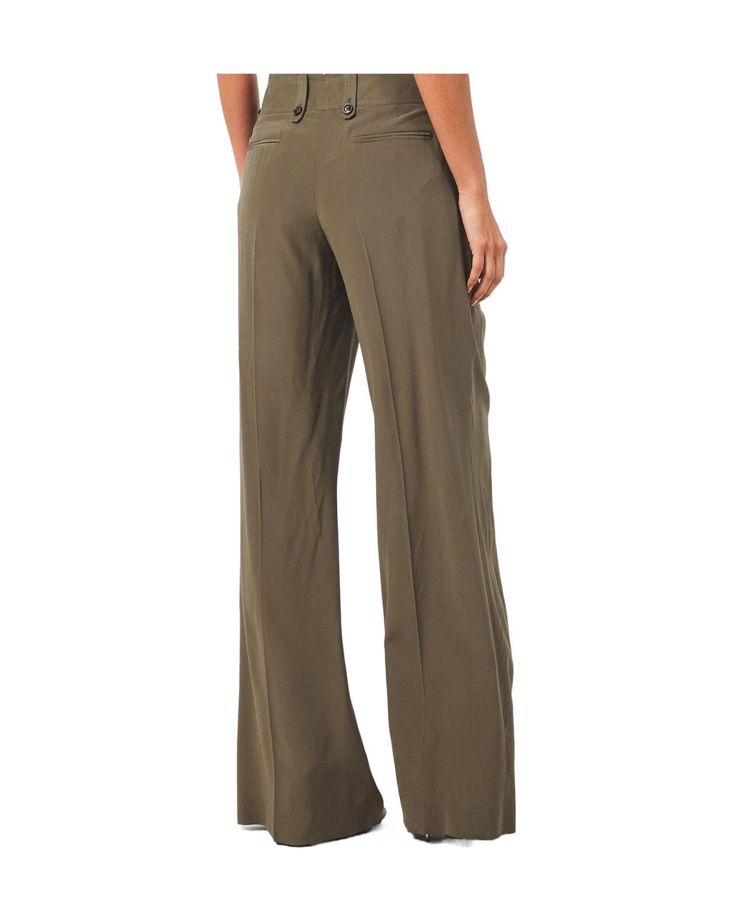 Tom Ford Natural Wide Leg Trousers
