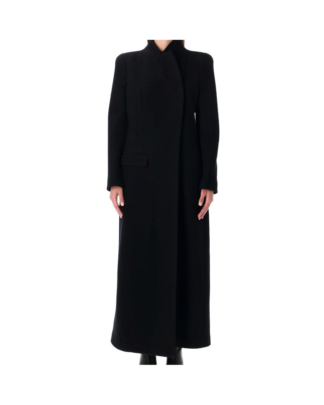 Tom Ford Black Straight Hem Long Coat