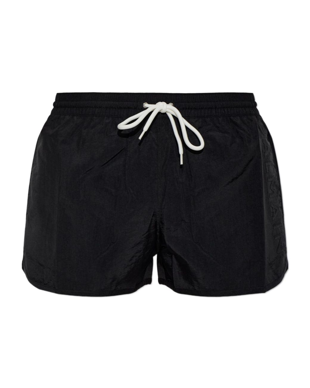 Balmain Black Logo Swim Shorts for men