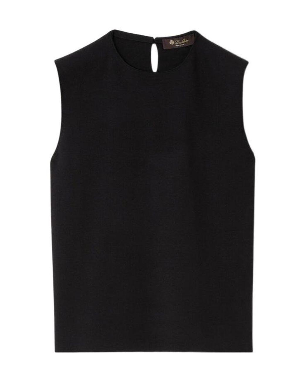 Loro Piana Black Siena Top