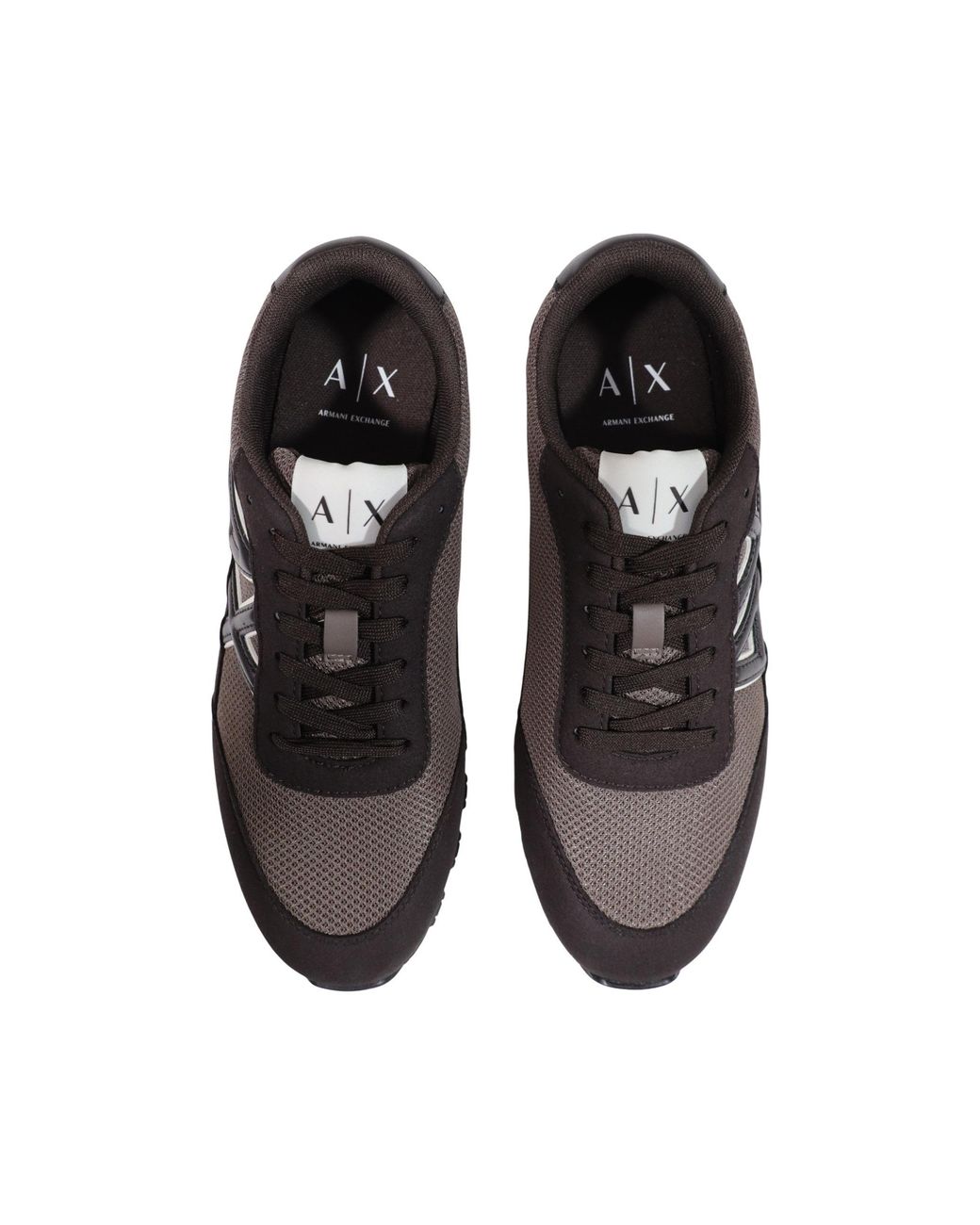 ARMANI EXCHANGE Black Sneakers for men