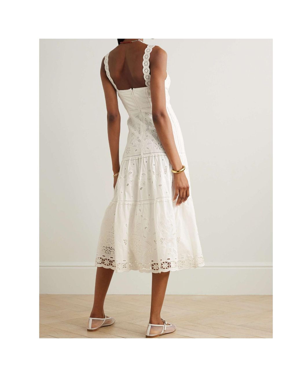 Farm Rio White Richelieu Dress