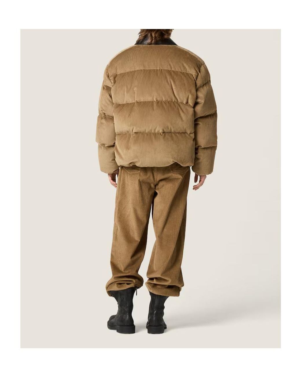 Miu Miu Brown Quilted Zipped Jacket