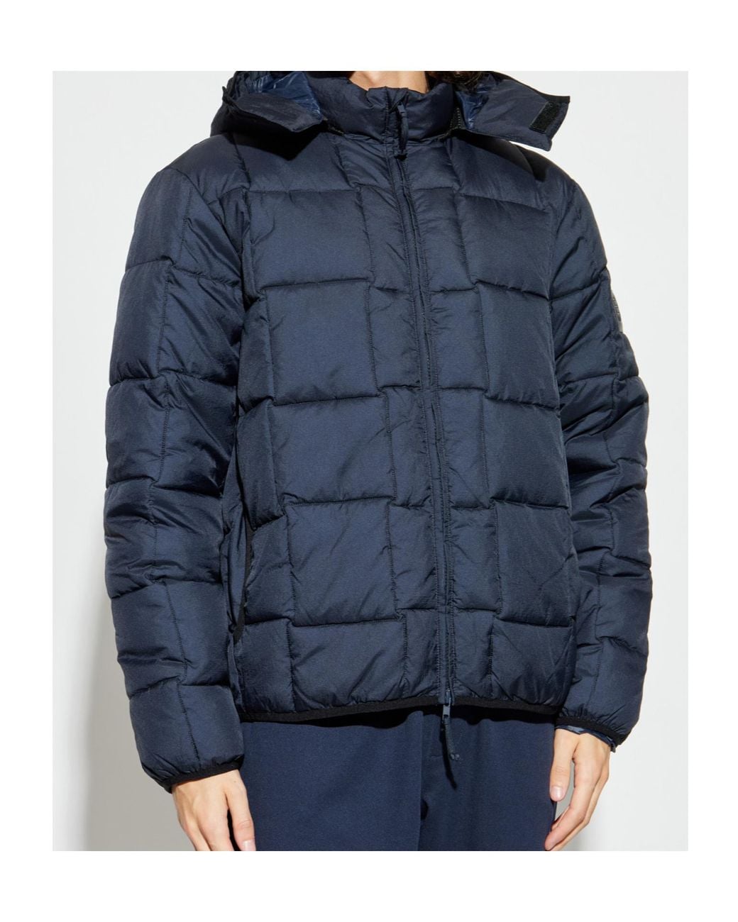 EA7 Blue Winter Jackets for men