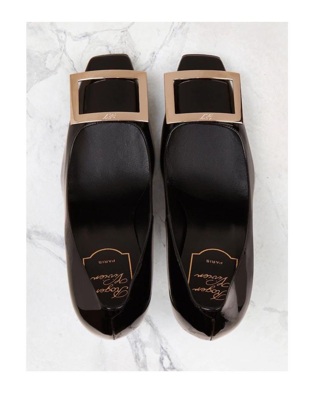 Roger Vivier Black Belle Vivier Trompette Pumps