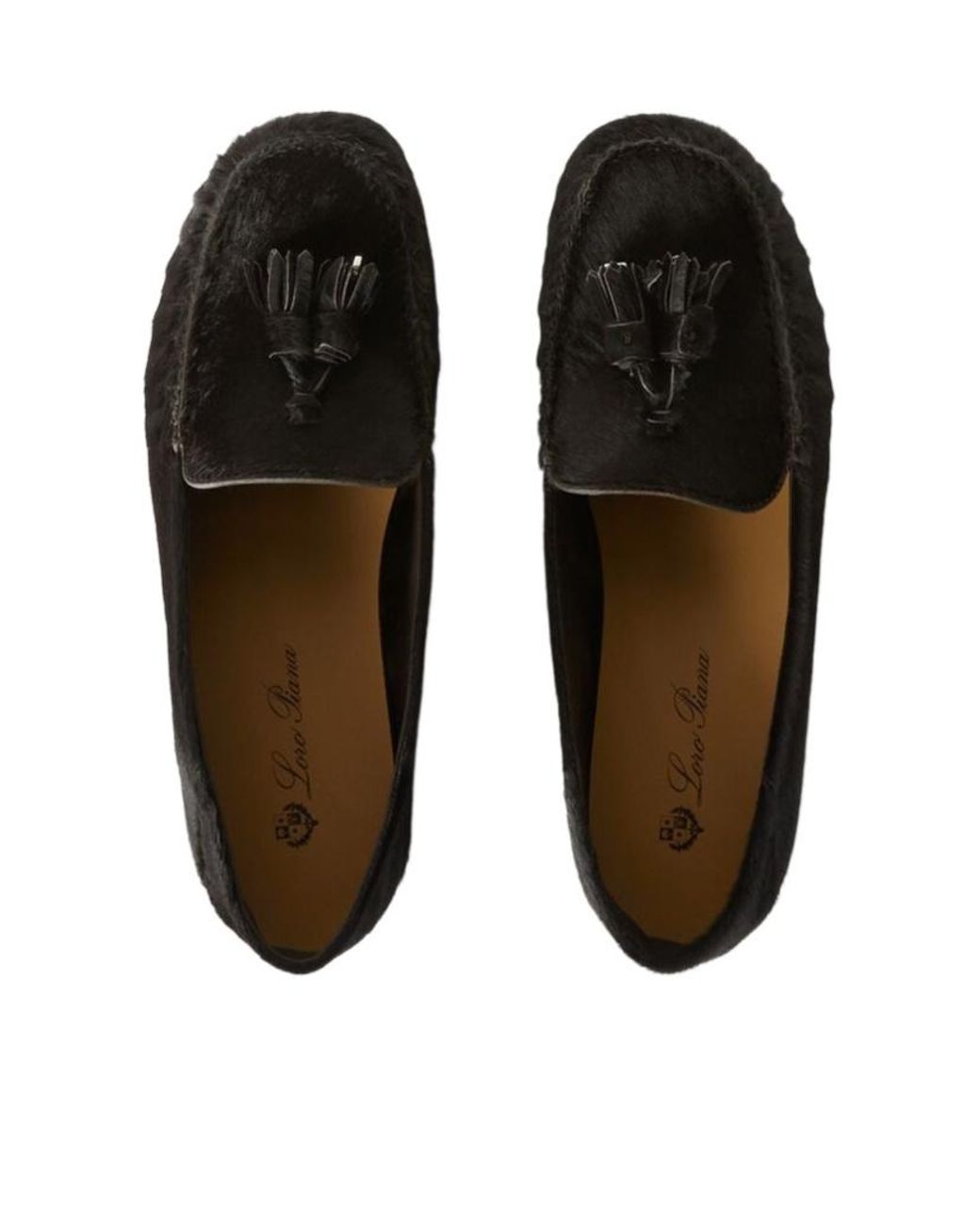 Loro Piana Black Dot Sole Walk Loafer