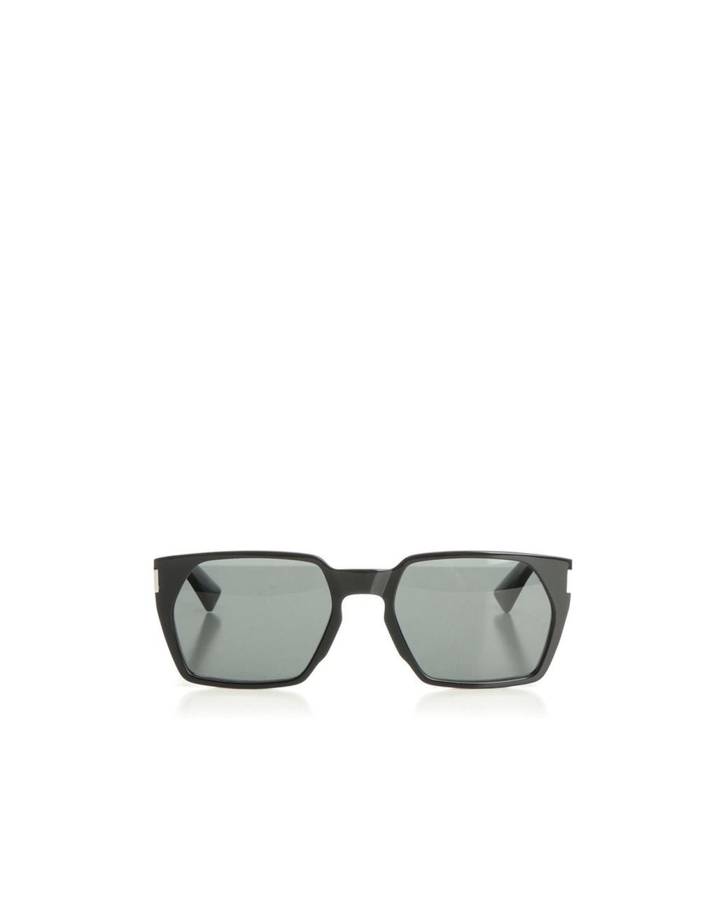 Saint Laurent Metallic Geometric-Frame Sunglasses for men