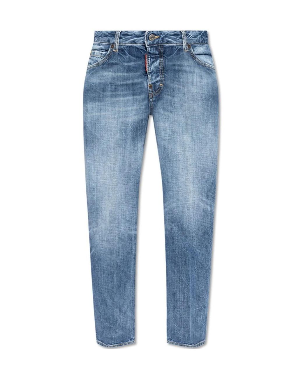 DSquared² Blue Cool Girl Cropped Jeans