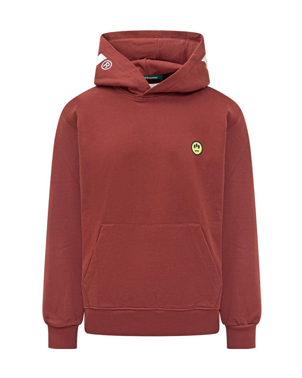 Barrow Red Logo Printed Hoodie for men