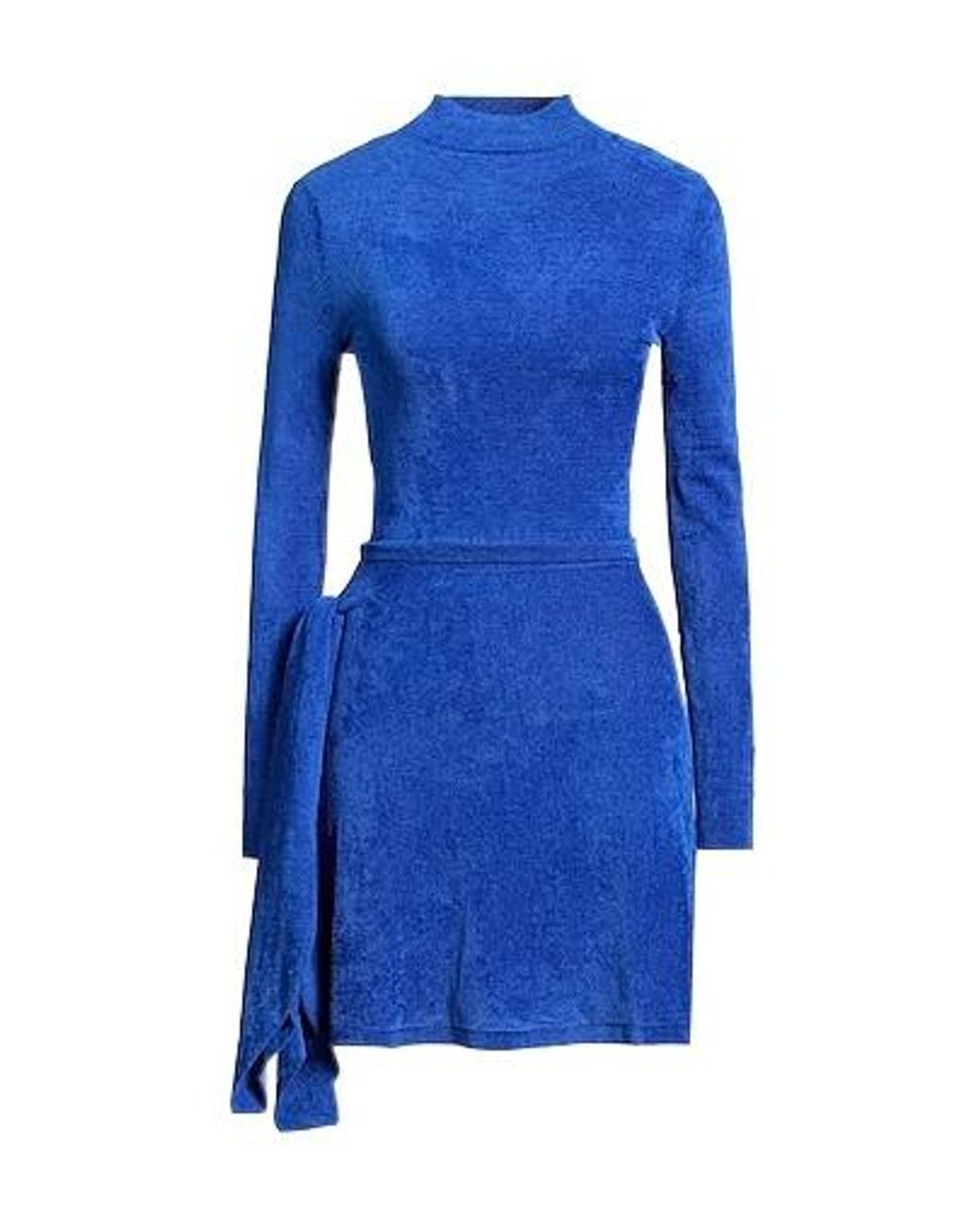 DIESEL Blue Fitted Knit Dress