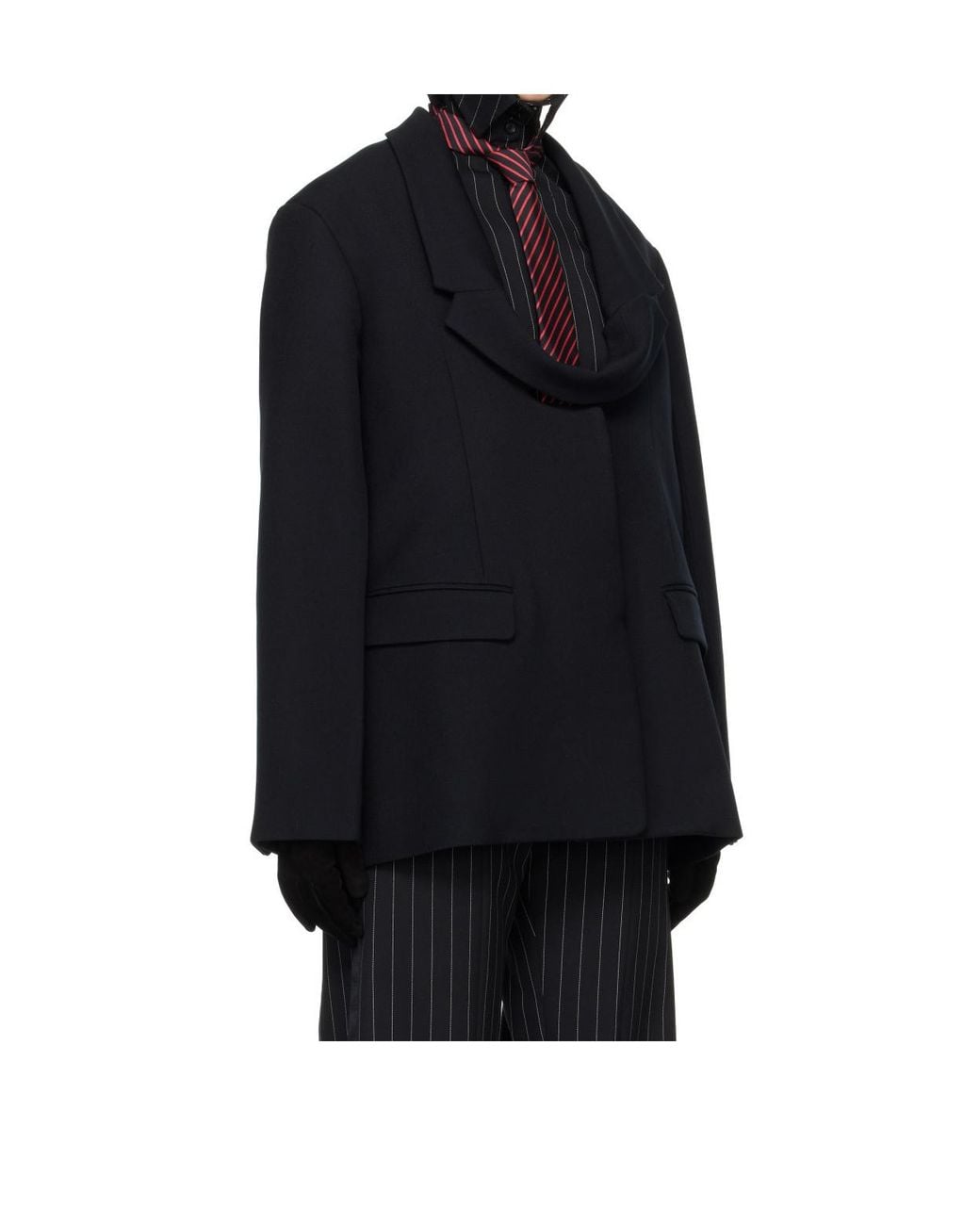 Jean Paul Gaultier Blue Long-Sleeved Jacket