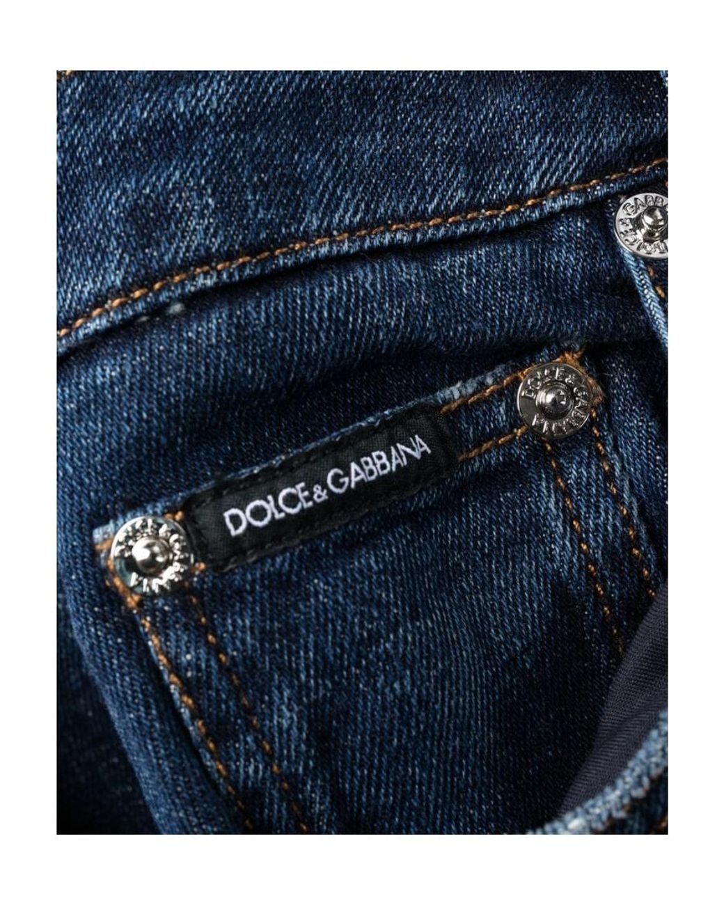 Dolce & Gabbana Blue Audrey Skinny Jeans