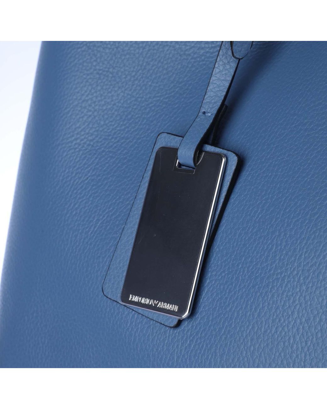 Emporio Armani Blue Shopping Bag