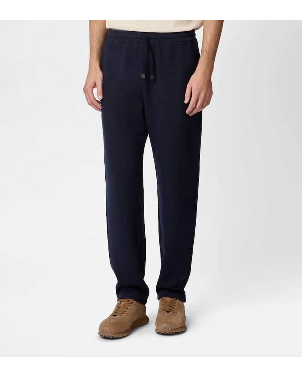 Tod's Blue Cashmere-Blend Jersey Jogging Pants for men