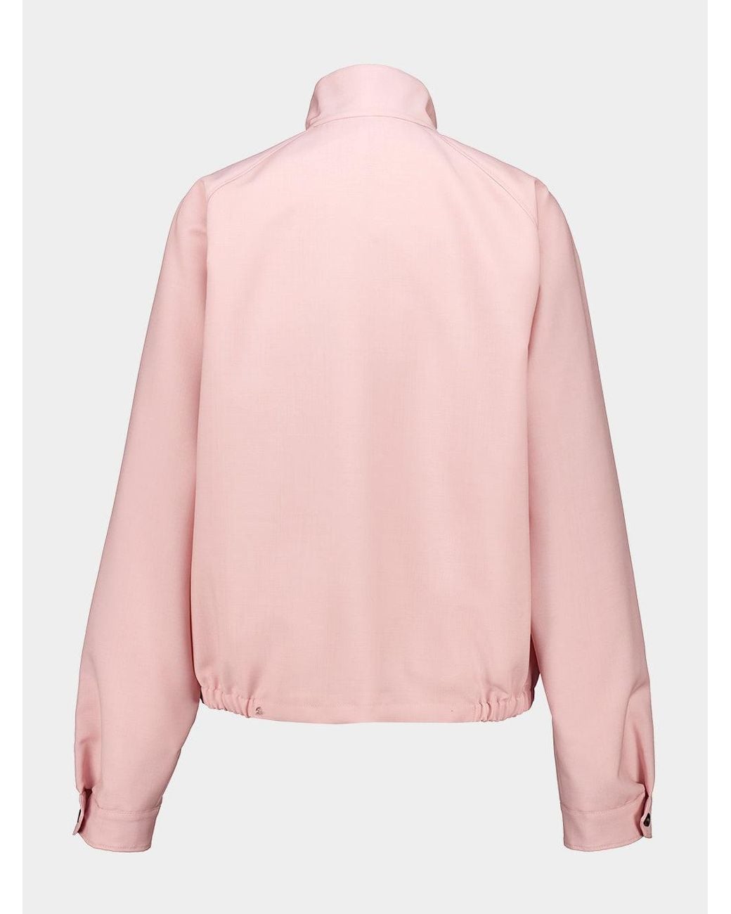 Miu Miu Pink Mohair Blouson Jacket