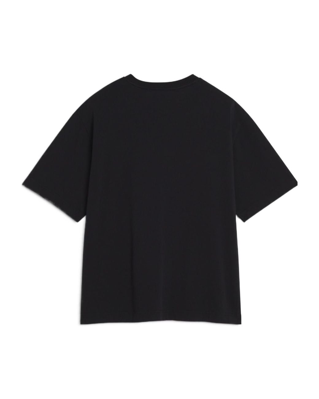 Maison Kitsuné Black Maison Kitsuné Line Handwriting Oversized T-Shirt for men