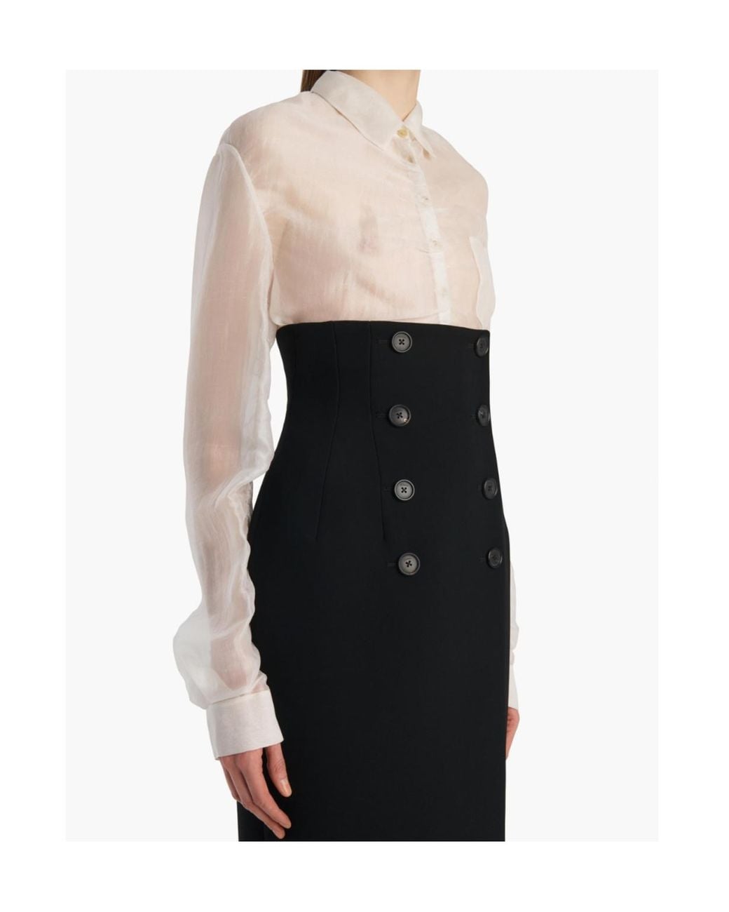 Khaite White Allie Top