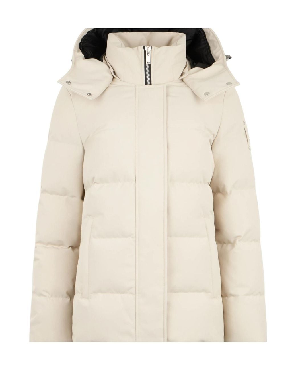 Moose Knuckles Natural Cloud 3Q Sh Hooded Puffer Coat