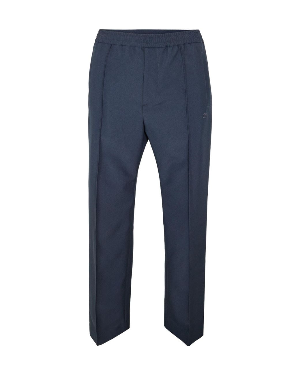 Gucci Blue Drawstring Casual Trousers for men