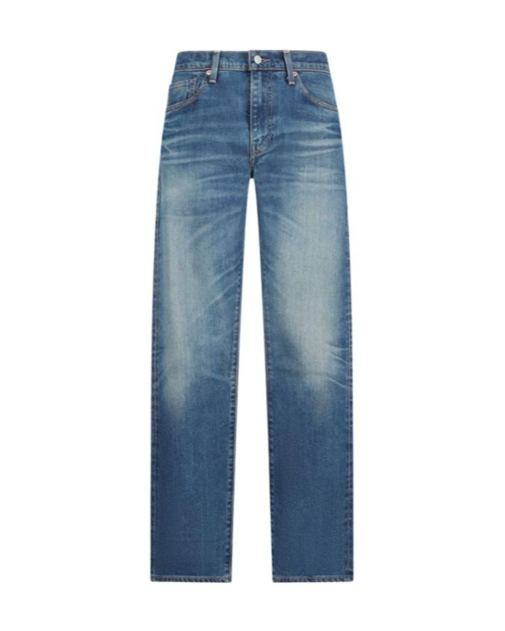Levi's Blue Straight-Leg Jeans for men