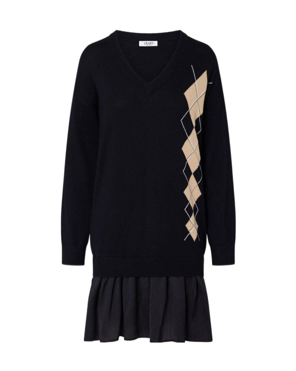 Liu Jo Blue Short Knit Dress