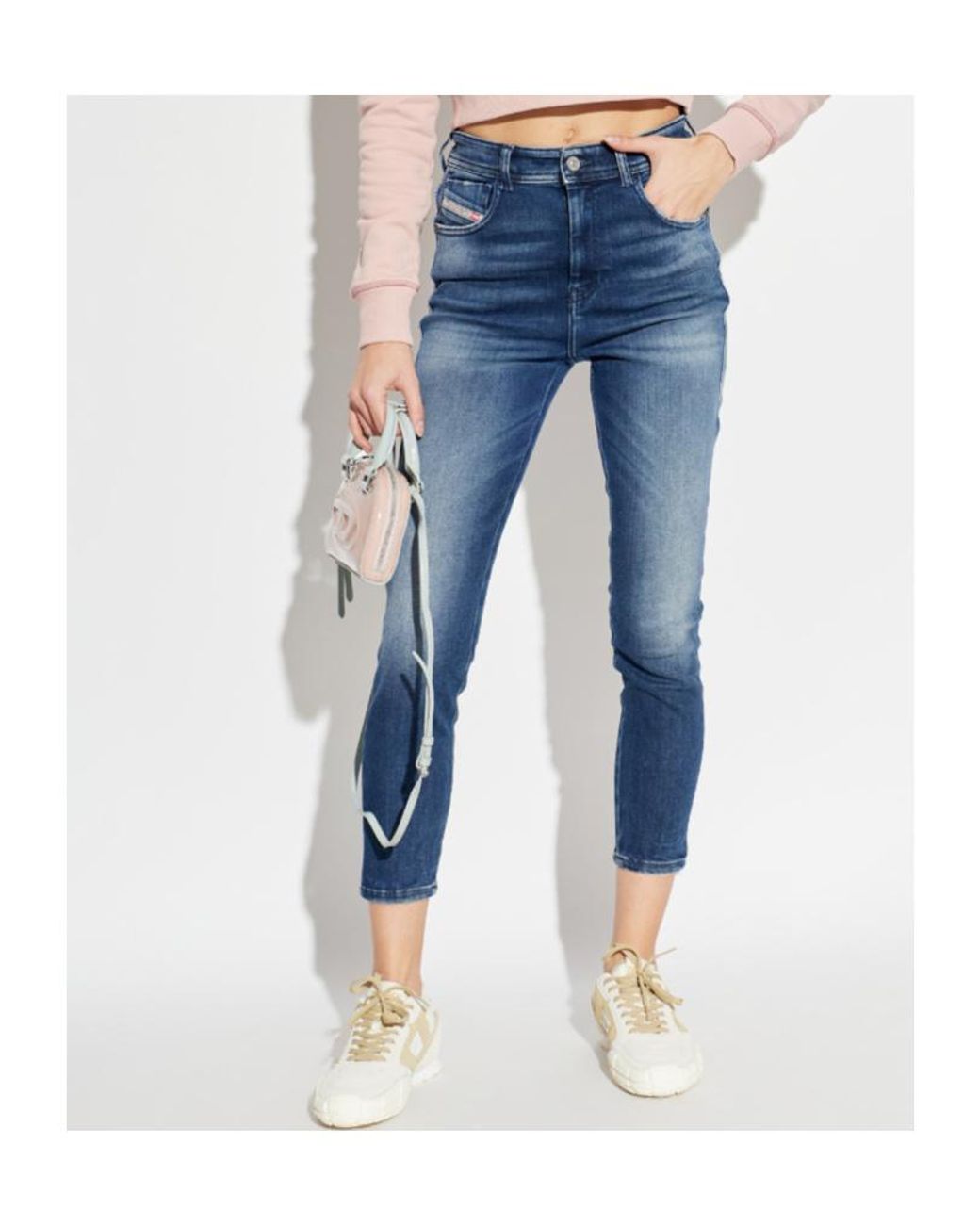 DIESEL Blue 1984-Slandy-High Slim-Fit Jeans