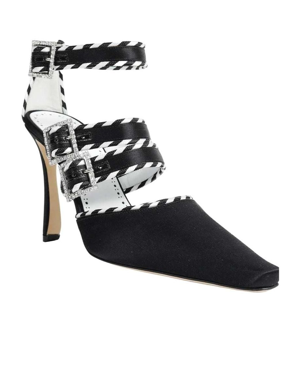 Manolo Blahnik Black Pointed-Toe High-Heeled Boots