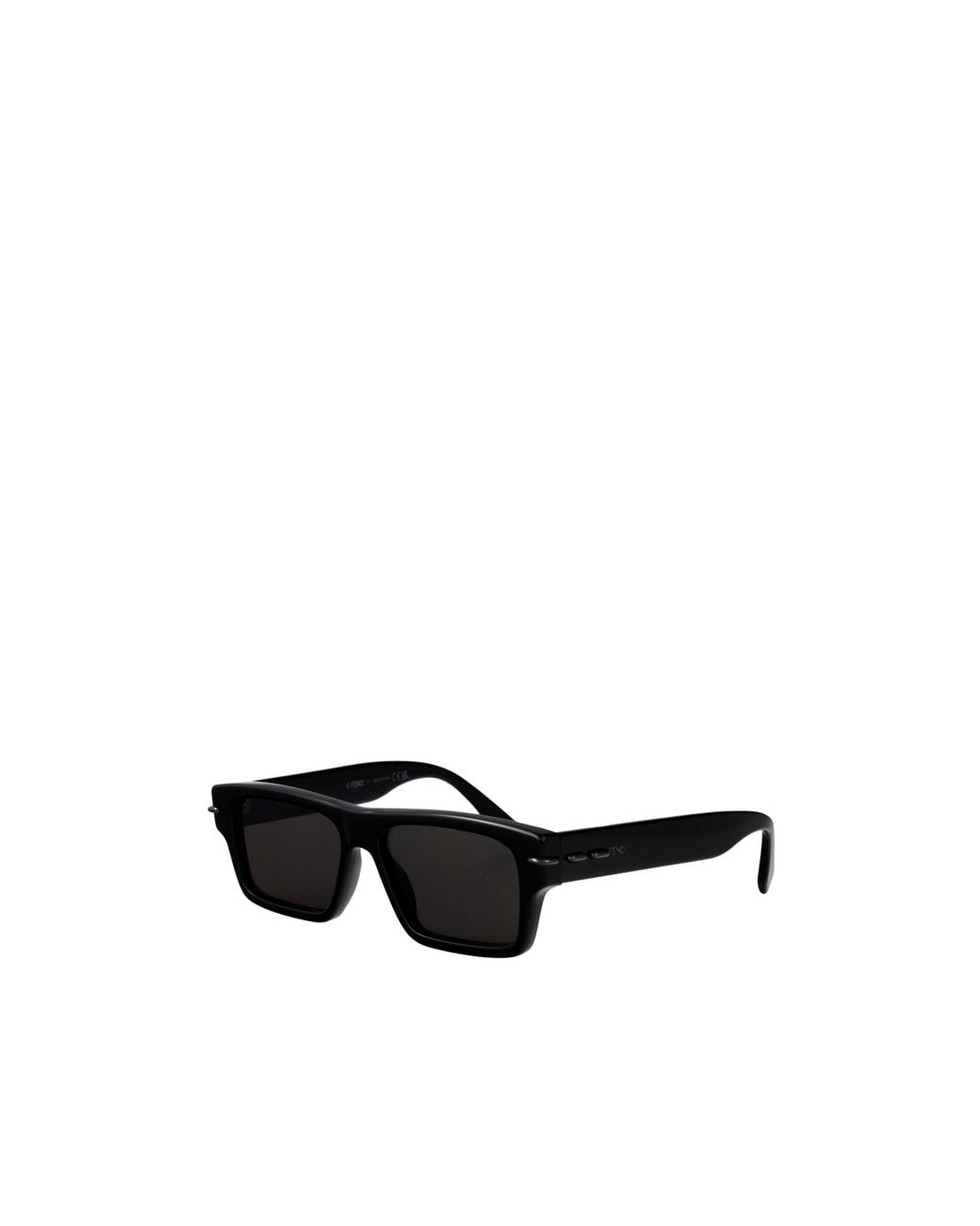 Fendi Black Eyewear Rectangular Frame Sunglasses for men