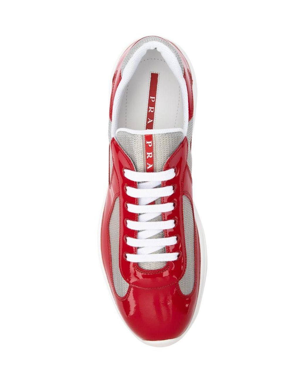 Prada Red America's Cup Sneakers for men