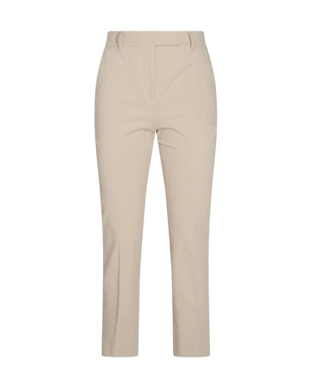 Incotex Natural Cropped Trousers