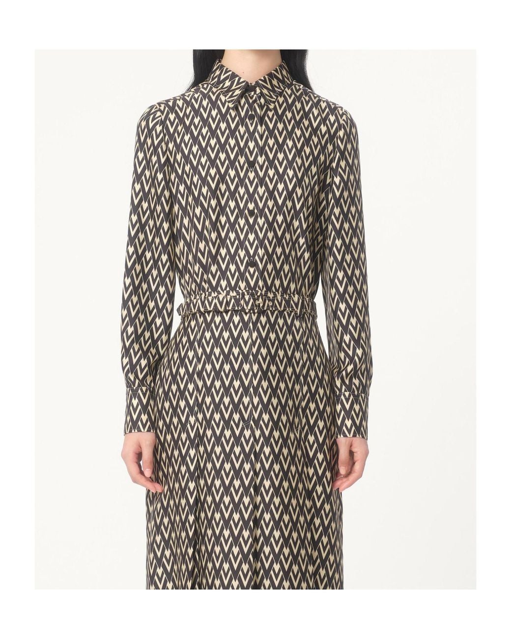 Valentino Multicolor Toute La V Monogram Long-Sleeved Shirt