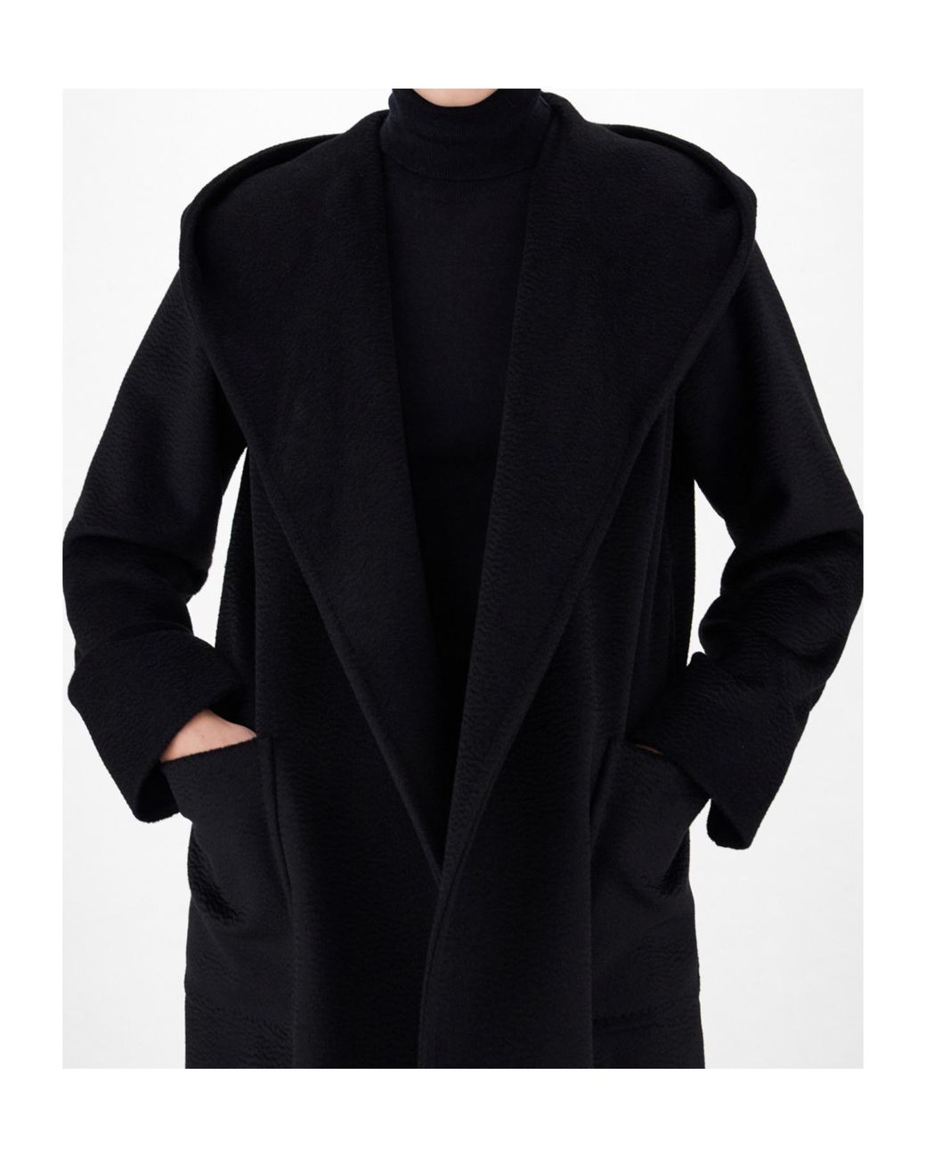 Max Mara Blue Rialto Belted Coat