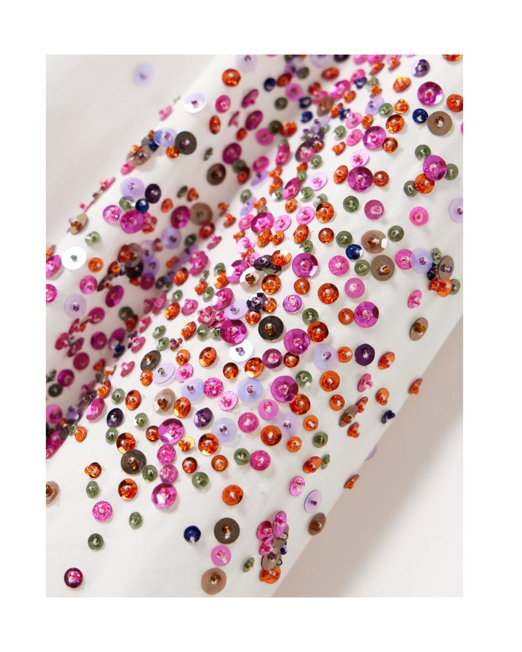 Dries Van Noten White Oversized Embellished Cotton Oxford Shirt