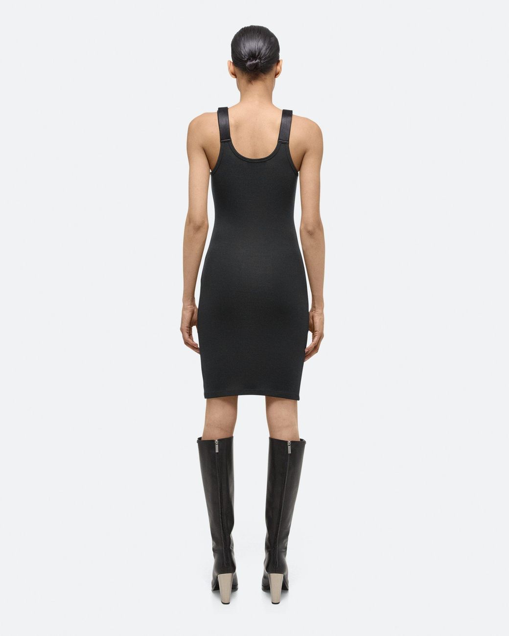 Helmut Lang Black Seatbelt Tank Dress