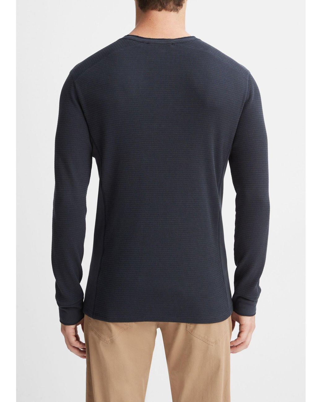 Vince Blue Round-Neck Pullover for men