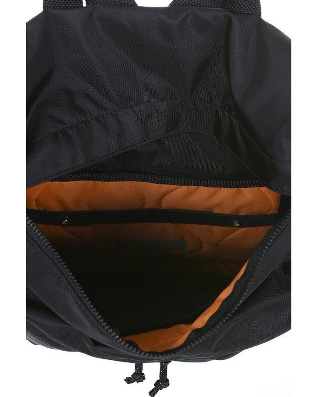 Porter-Yoshida and Co Black Logo Backpack for men