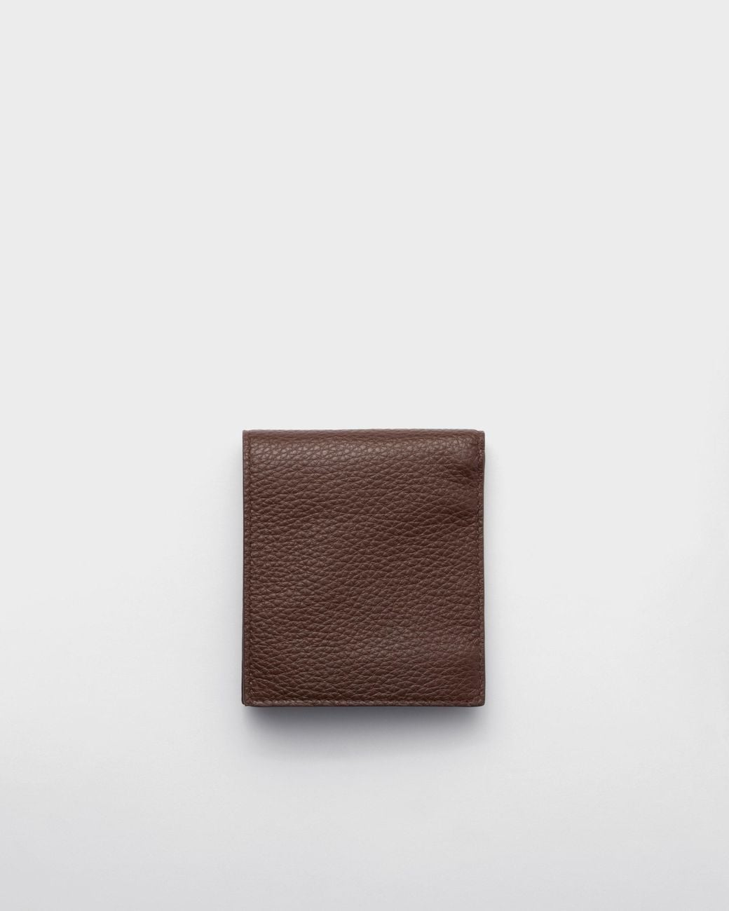Prada Brown Triangle-Logo Wallet for men