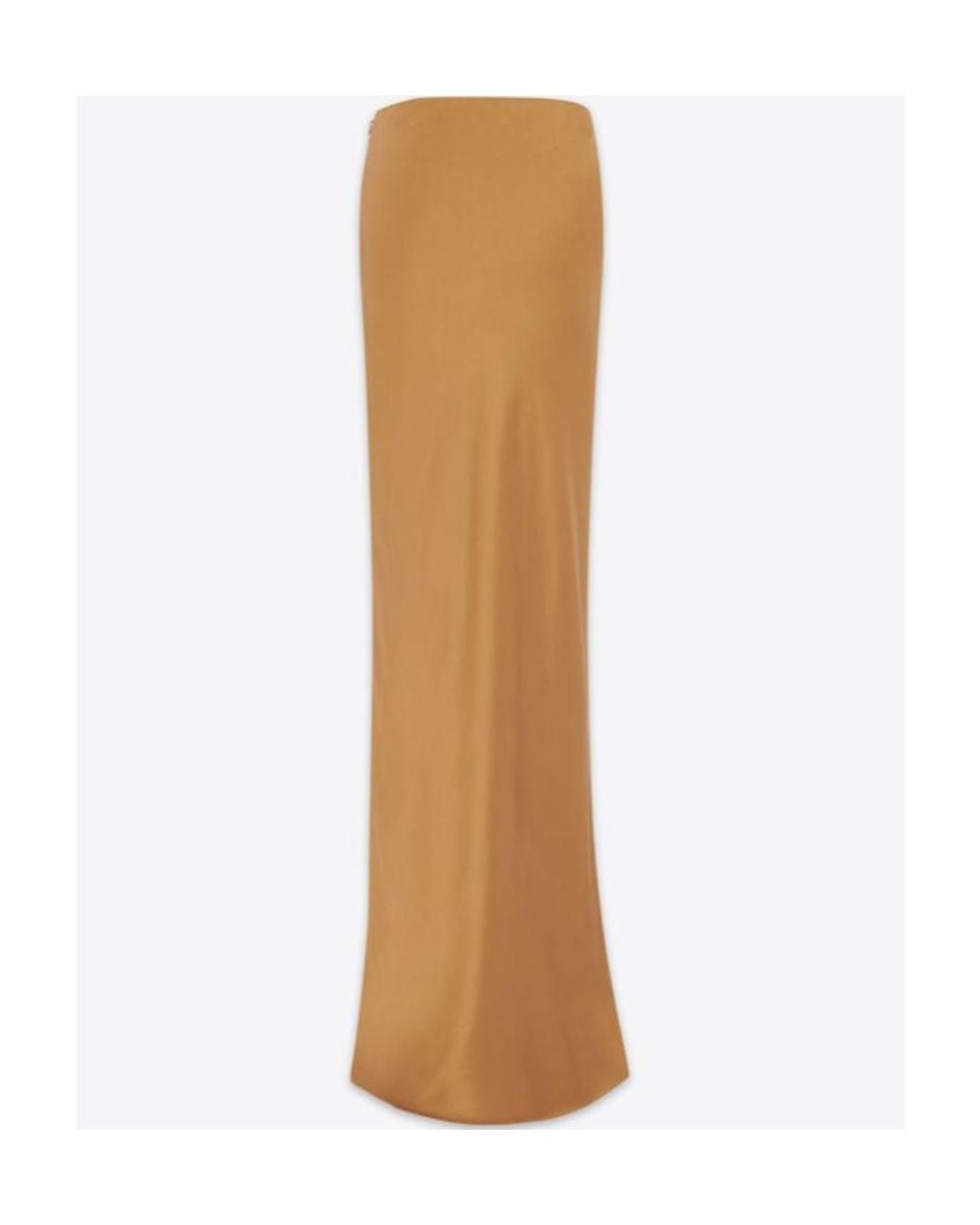 Saint Laurent Natural Low Waist Maxi Skirt